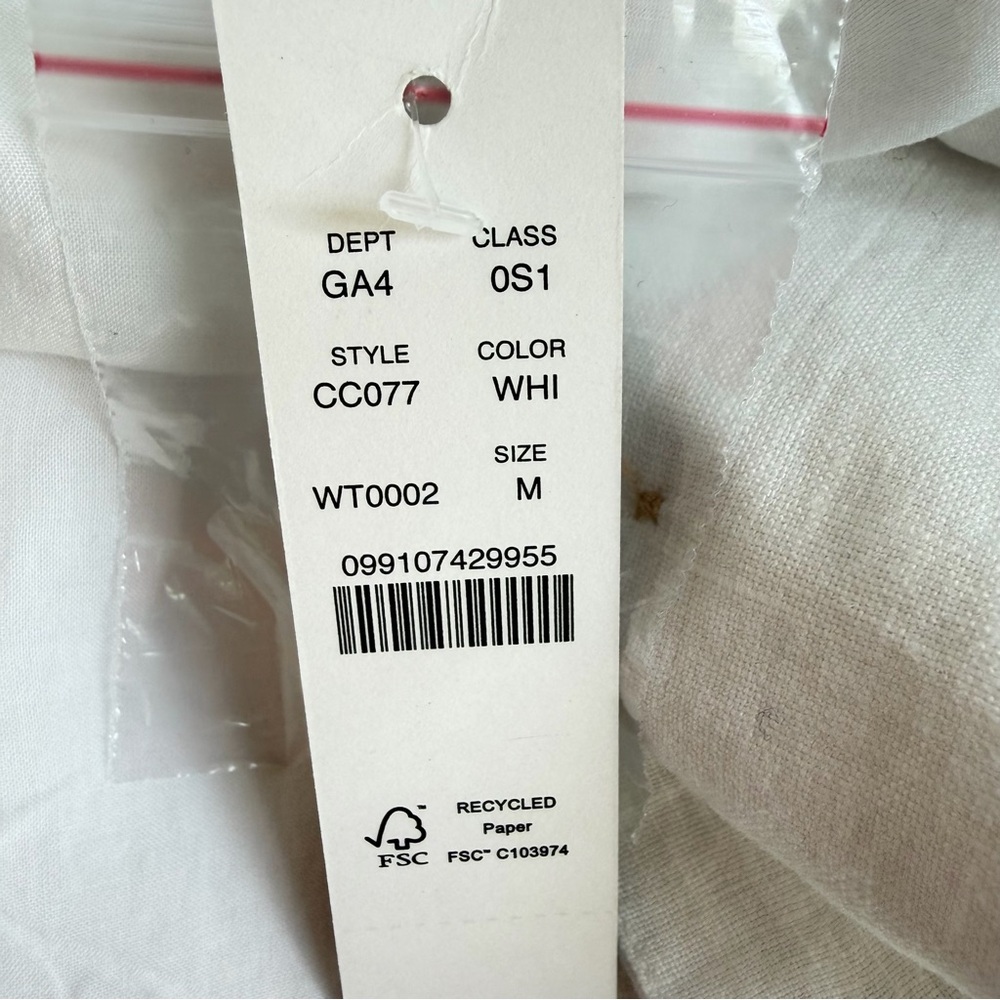 New! J. Crew Claudia white linen dress classuc quiet luxury 36238 - Picture 10 of 14